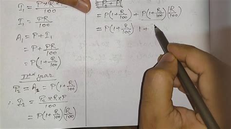 Image result for Derive Compound Interest Formula