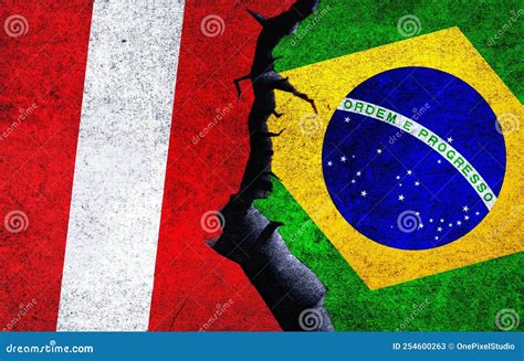 Toradh íomhá ar Brazil vs Peru Flags