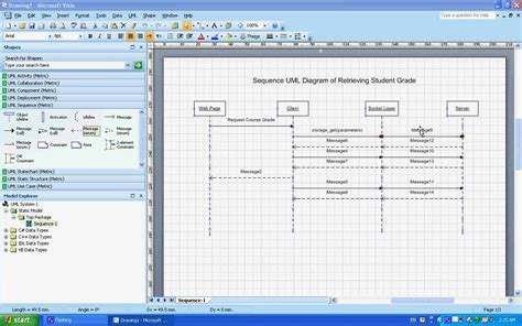 Image result for Visio UML Example