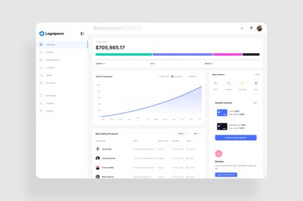 Image result for Balance Page Web UI Design