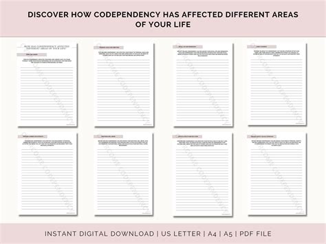 Overcoming Codependency Worksheet に対する画像結果