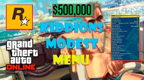 Toradh íomhá ar GTA V Modest Menu