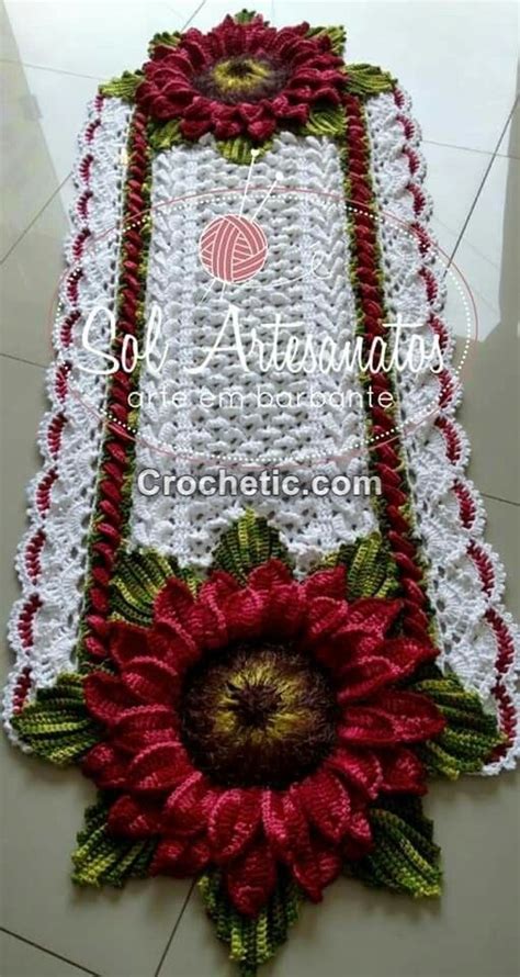 Image result for Table Runner Patterns Crochet Pixel Art