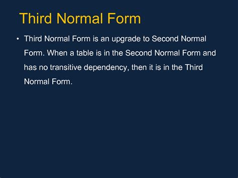 Image result for Third Normal Form