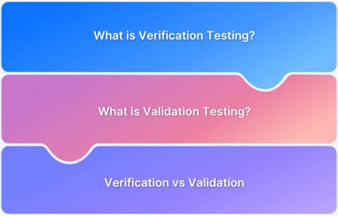 Image result for Verification Testing Examples
