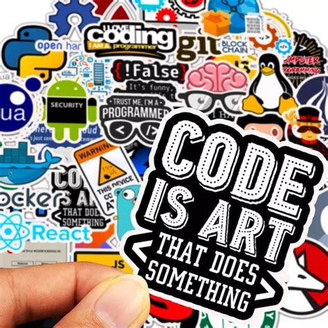 Image result for Programming Stickers