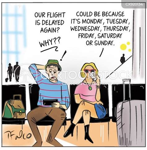 Image result for Delayed Flight Cartoon