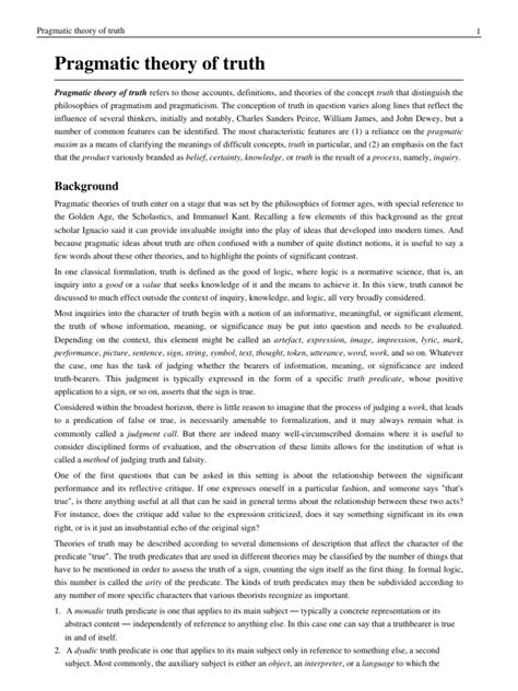 Afbeeldingsresultaten voor Pragmatic Theory