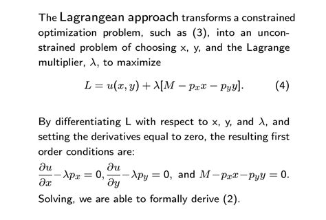Utility Maximization Problem Microeconomics に対する画像結果