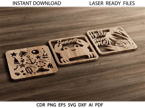 Image result for Glowforge Patterns Free for Coasters