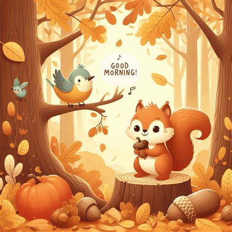 Toradh íomhá ar Good Morning Fall Stickers