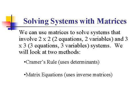 Image result for Writing Equations in Matrix Form