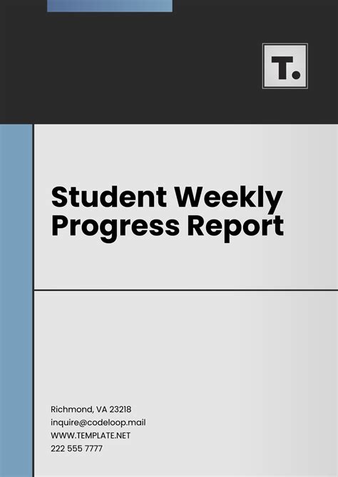 Weekly Progress Report Sample に対する画像結果