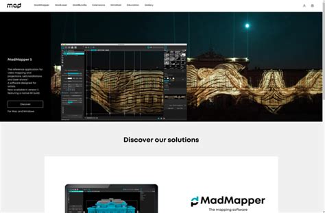 MadMapper 3D Model Mapping に対する画像結果