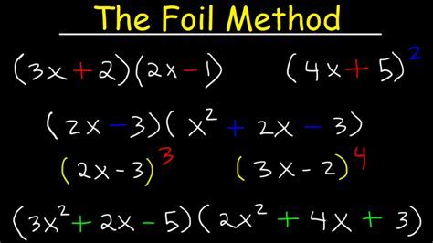 FOIL Method Algebra Worksheet に対する画像結果