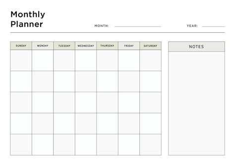 Image result for Monthly Calendar Template PDF
