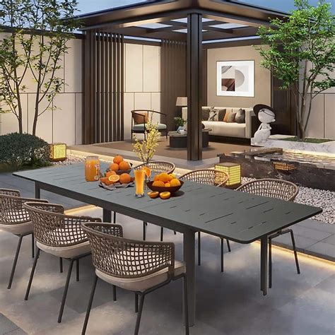 Image result for Rectangular Patio Dining Table