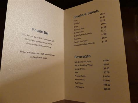Sample Mini Menu for a Bar に対する画像結果