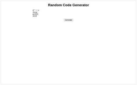 Toradh íomhá ar Random Code Generator Illustration