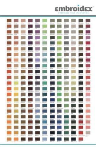 Embroidex Thread Color Chart に対する画像結果