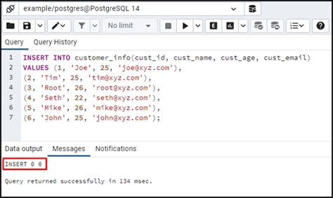 Toradh íomhá ar Text Data Type in SQL Ex