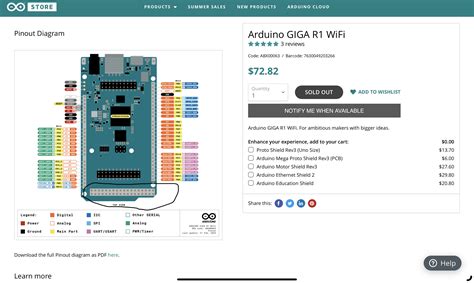 Image result for Arduino Giga Cheat Sheet