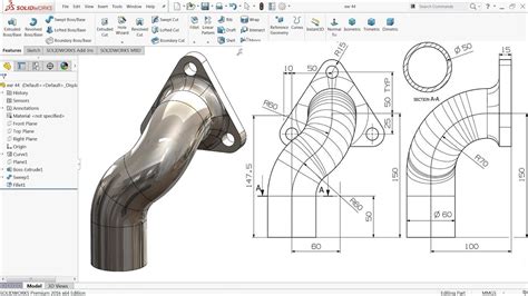 SolidWorks Pipe Model-এর ছবি ফলাফল