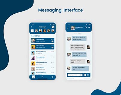 Message Back Screen UI Design માટે ઇમેજ પરિણામ