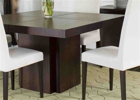 Afbeeldingsresultaten voor Contemporary Square Dining Table for 8
