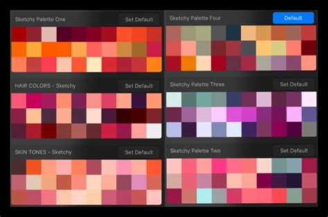 Procreate Color Palettes Free に対する画像結果
