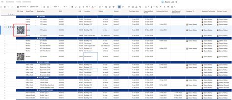 Asset QR Code Maintenace に対する画像結果