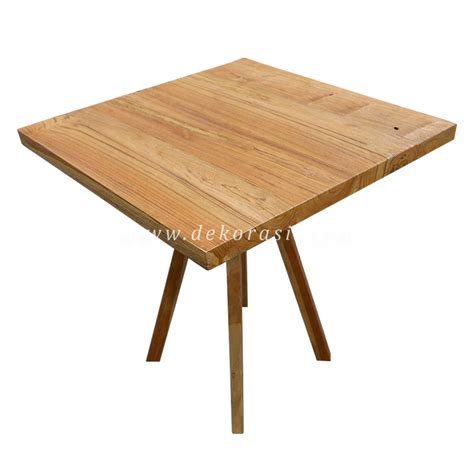 Image result for Square Wood Table