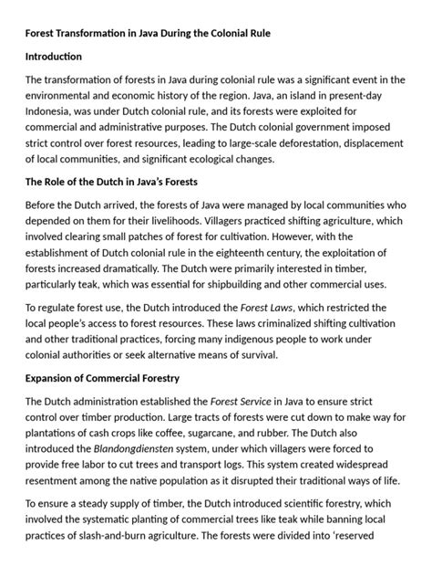 Toradh íomhá ar Java Colonial Coffee Tree-Planting Map1835
