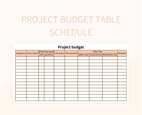 Image result for Project Planning Table