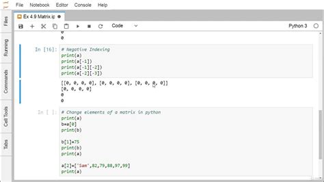 Image result for Python Matrix Shorthand