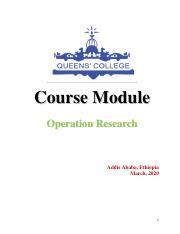 Résultat d’images pour Operations Research Module