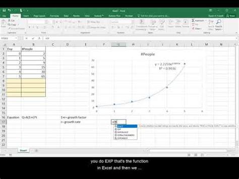 Exponential Function Equation Excel に対する画像結果