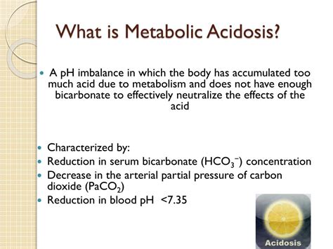 Toradh íomhá ar Metabolic Acidosis Flow Chart