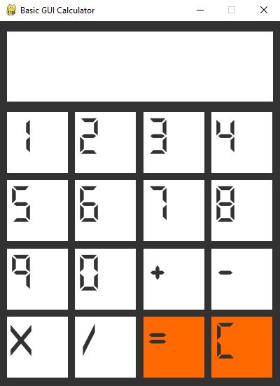 Image result for Basic Calculator Interface