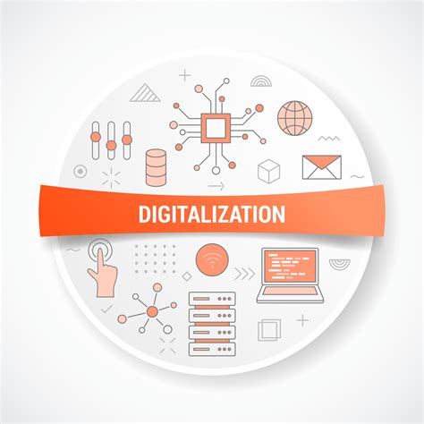Toradh íomhá ar Automation Digitalization Icon