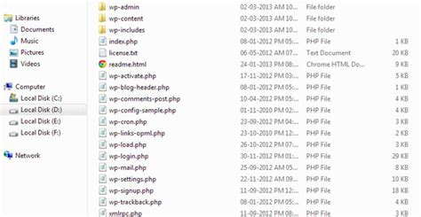Image result for WordPress Folder Structure