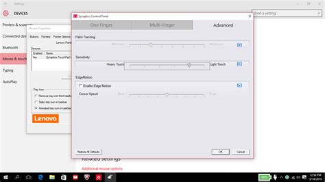 Image result for Palm Tracking Setting Windows 1.0