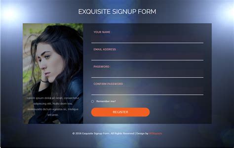 Image result for Free Responsive HTML5 Form Template