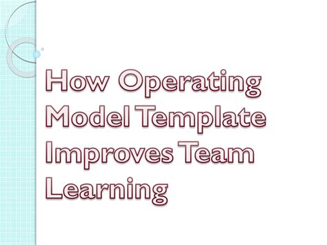 Image result for Operating Model with Individual Teams