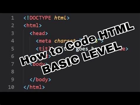 Toradh íomhá ar HTML Basic Code How to Run