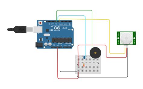 Afbeeldingsresultaten voor Arduino and PIR Sensor Alarm System