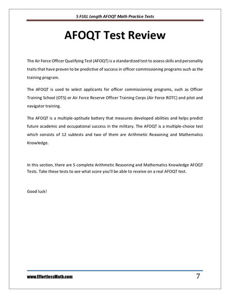 Afbeeldingsresultaten voor AFOQT Practice Test Math