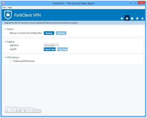FortiClient VPN Client に対する画像結果