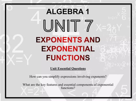 Toradh íomhá ar Exponents and Exponential Functions