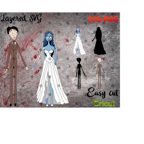 Corpse Bride Emily SVG に対する画像結果